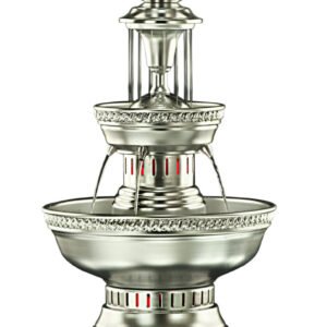 Stainless Silver Fountain 3 Gallon