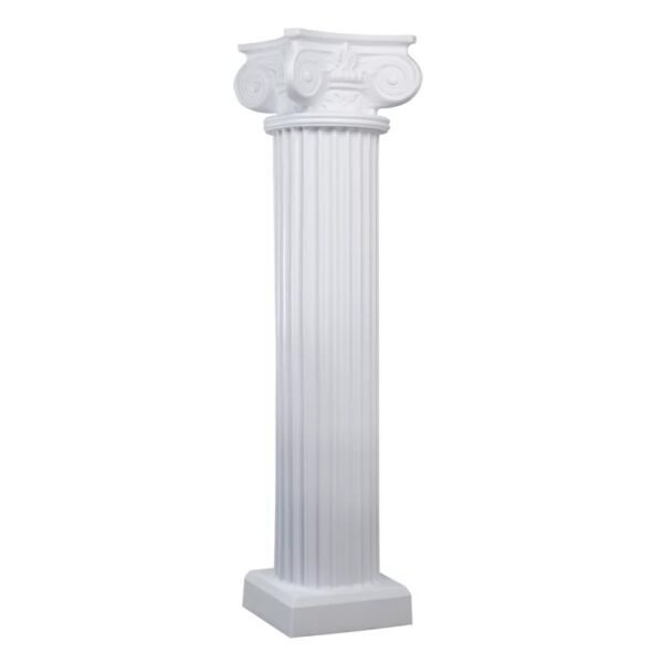 White Column 3 1/2 Ft. Decor